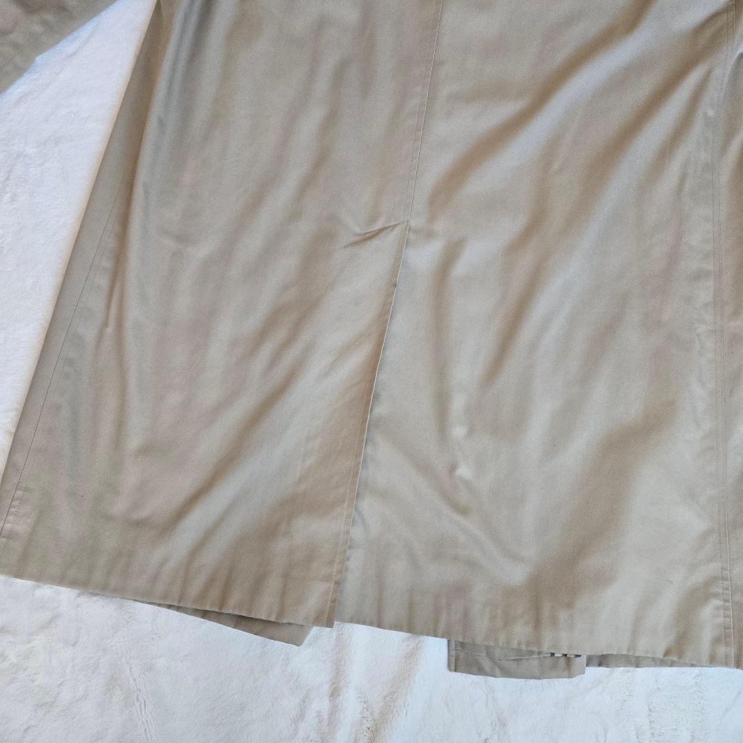 【最高級・英国製】アクアスキュータム ステンカラーコート 綿100% 希少 M