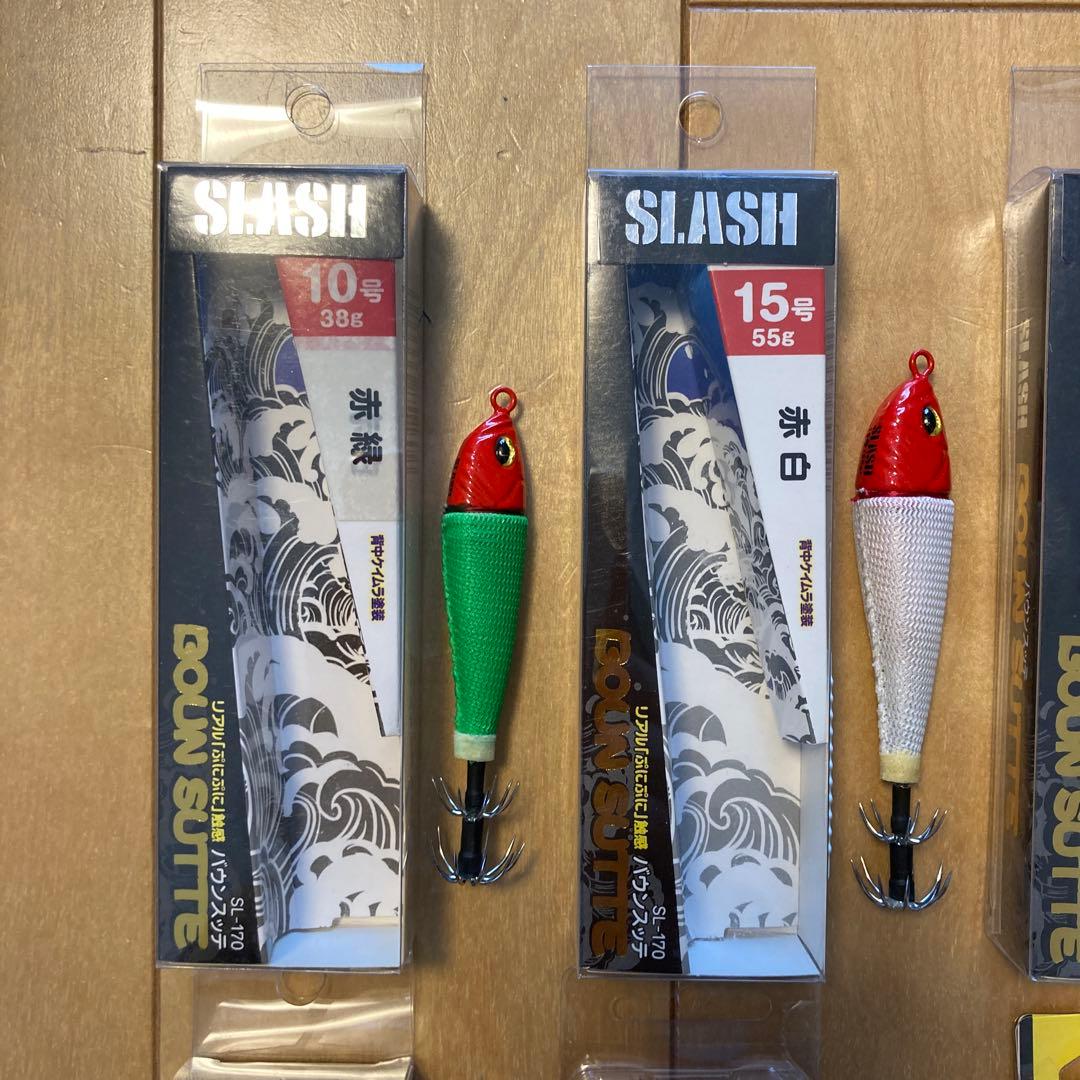 【新品】イカメタル 鉛スッテ 8本10〜30＋リーダー