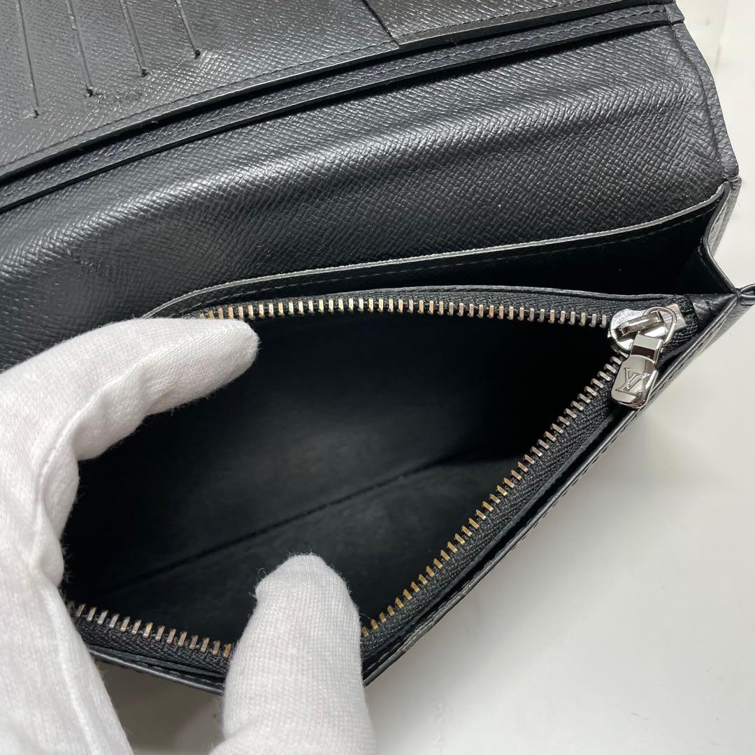 ち*こ様 LOUIS VUITTON エクリプス　ブラック　長財布