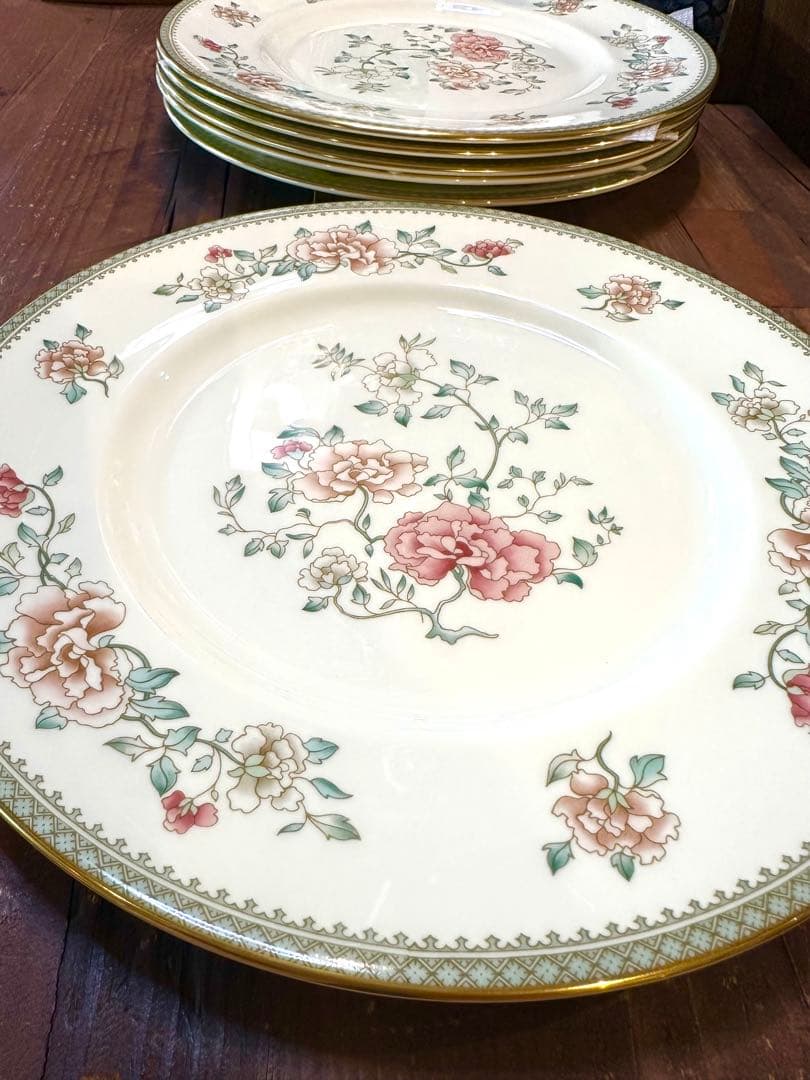 ミントン ジャスミン27cmディナー皿￼6枚セット バラ売りOK