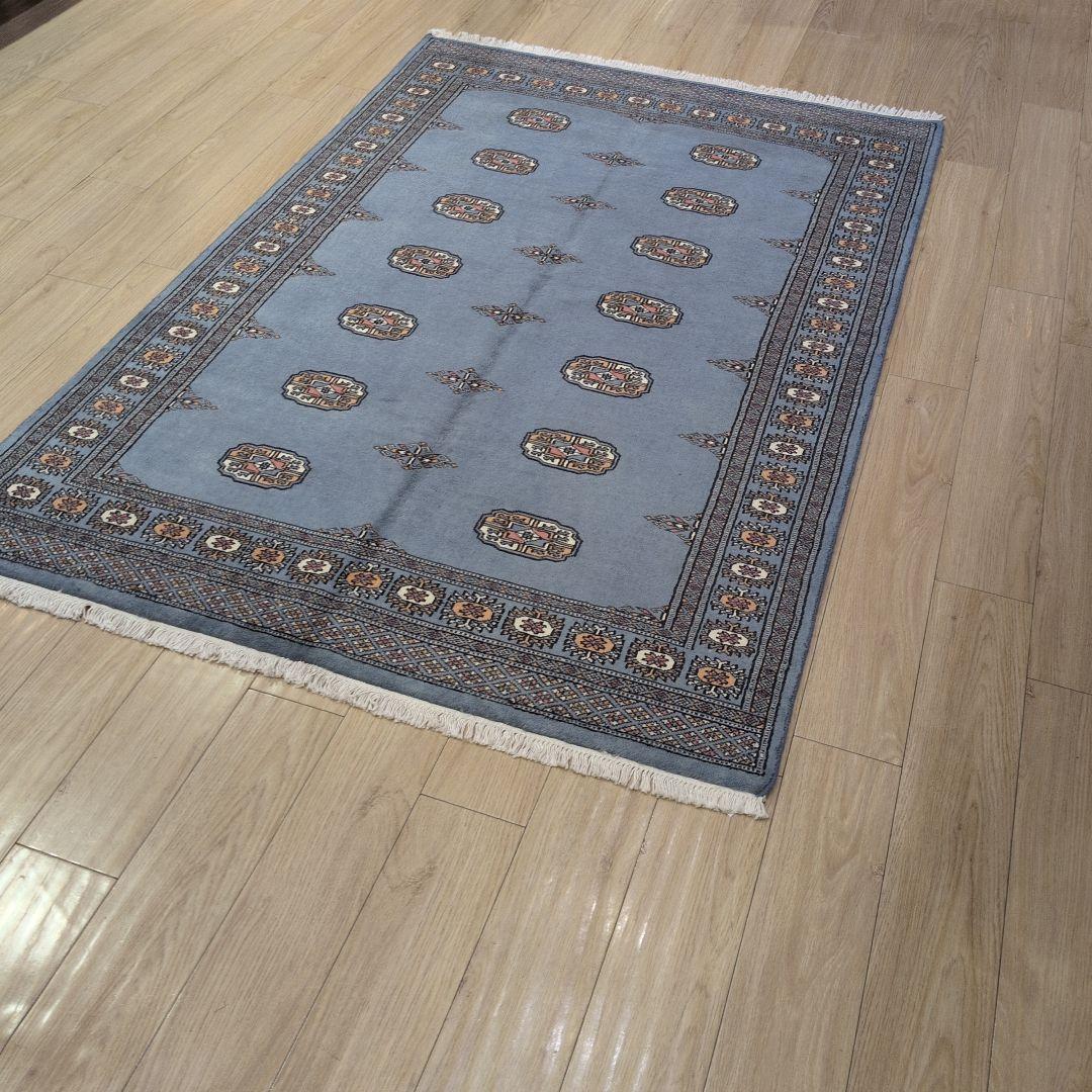 139x211cmパキスタン手織りじゅうたん(352)ギャッベ・ウール