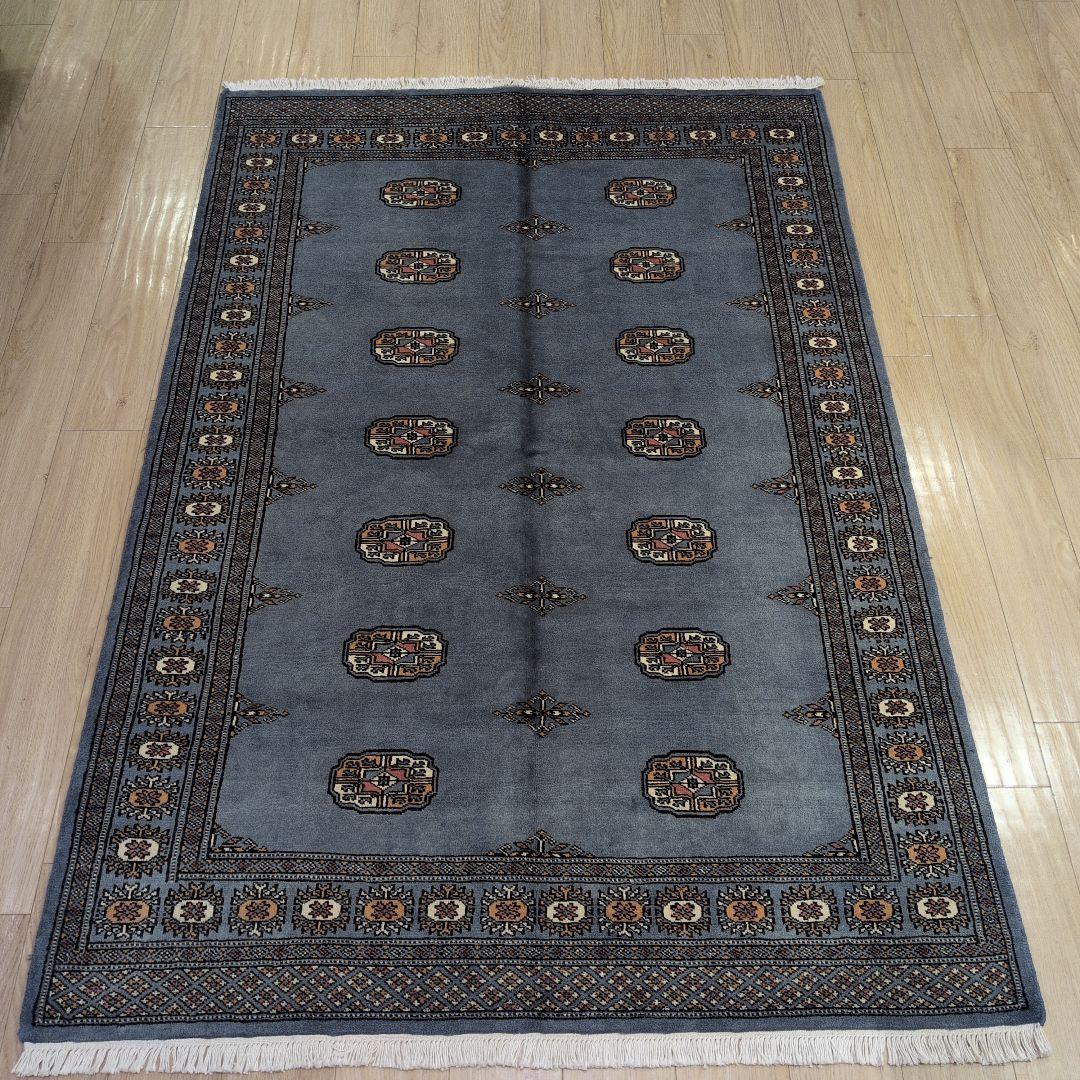 139x211cmパキスタン手織りじゅうたん(352)ギャッベ・ウール