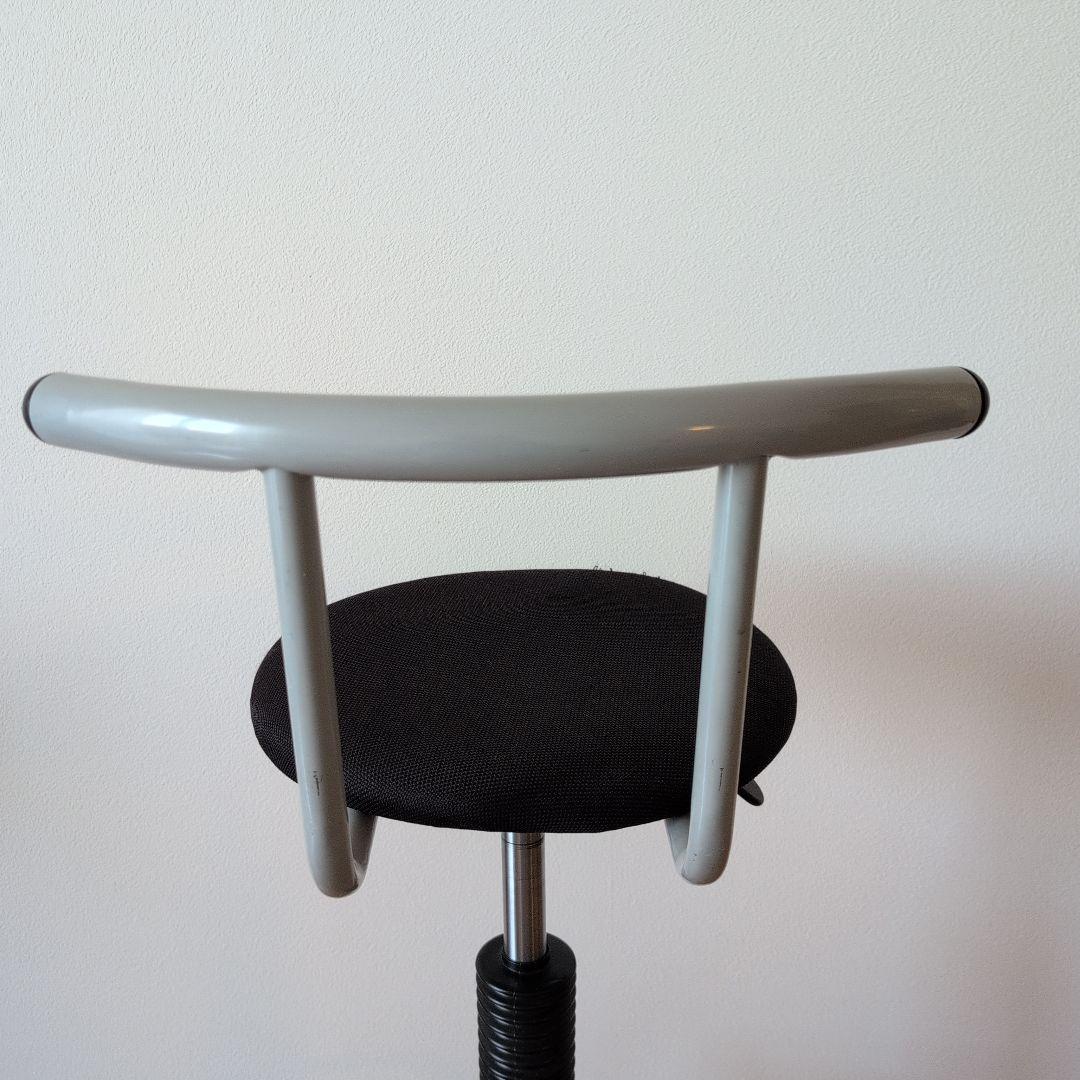 カウンターチェア　アンティーク　レトロ　丸椅子　高さ調整可能　昇降椅子