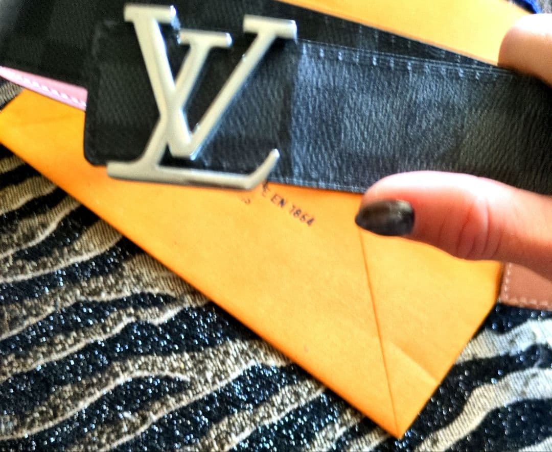 LOUIS VUITTON リバーシブル ベルト 42/105 ブラウンブラック