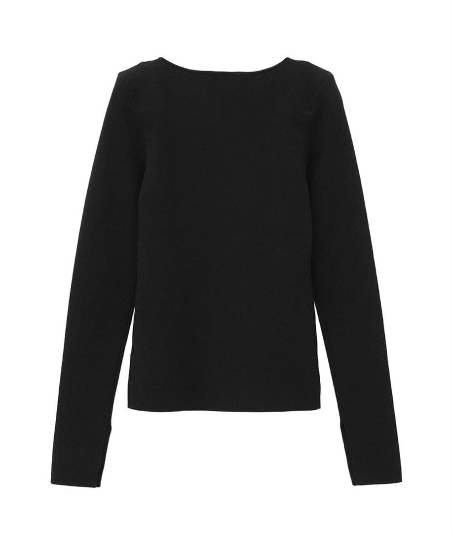 ま*ゆ様 美品 CLANE SHOULDER PADS KNIT TOPS 25