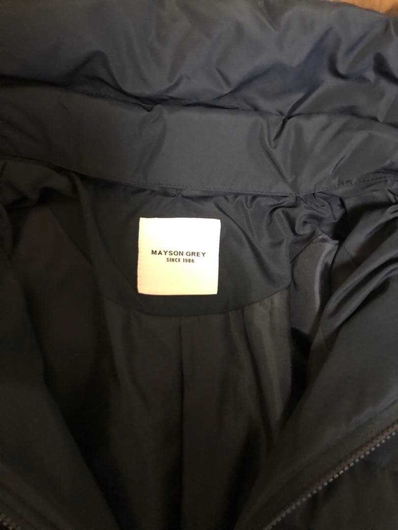 mokumoku ☆新品未使用☆メイソングレイ ダウンコート　紺　Lサイズ