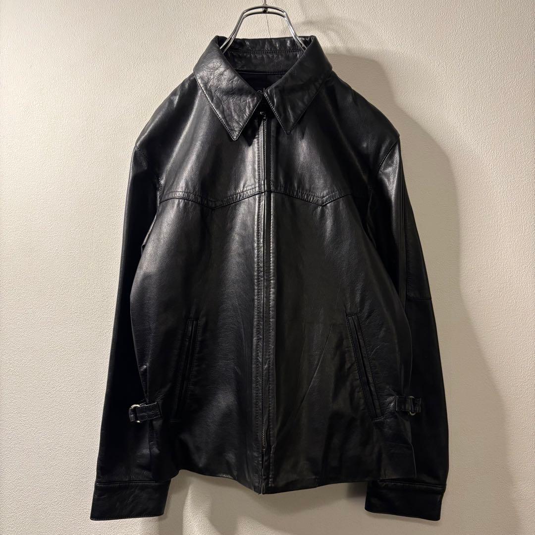 80's 90's vintage レザー 本革 ジャケット ブルゾン y2k