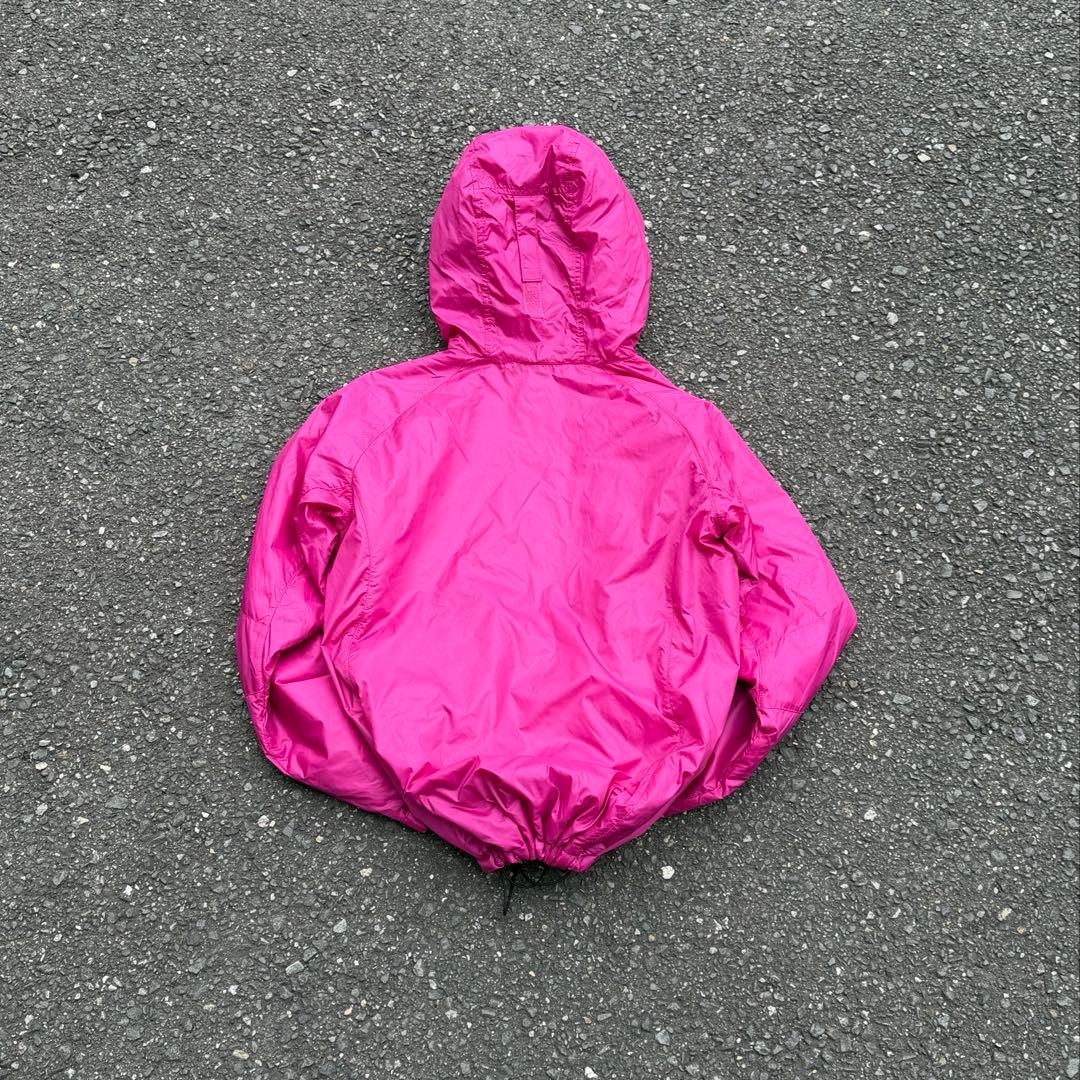コロンビア hooded puffer jacket pink テック city