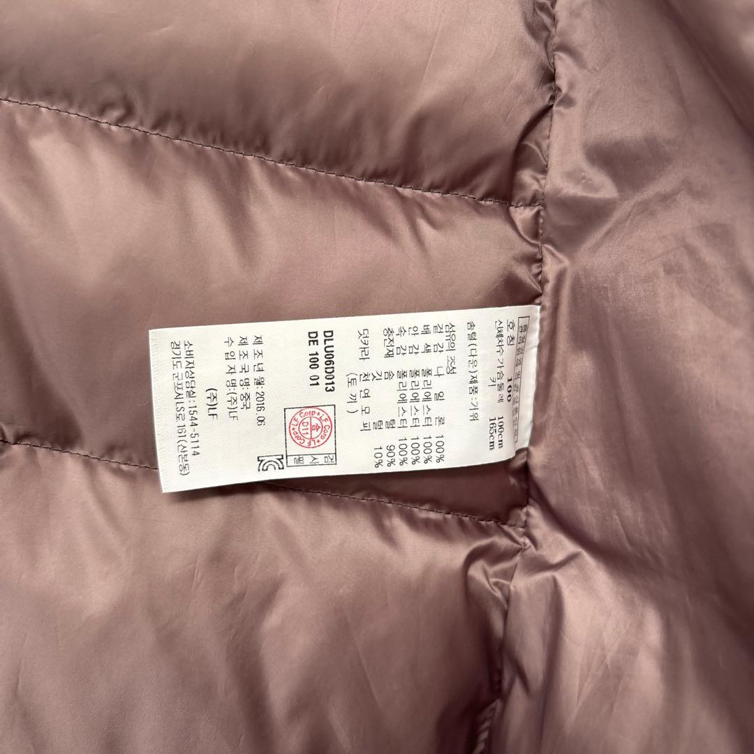 １回使用　難あり　DAKS ダックス　ハウスチェック柄　上質ダウンコート L❣️