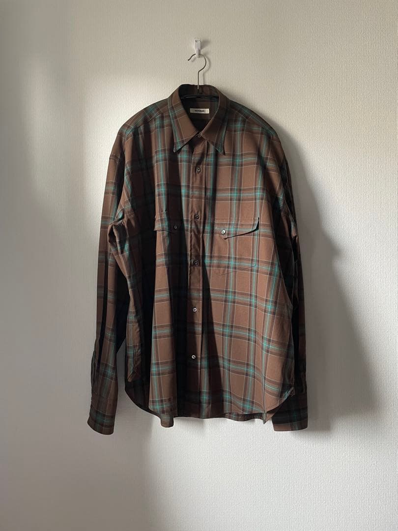 s*z様 美品【INTERIM】チェックシャツ ウエスタンシャツ LVMHウール