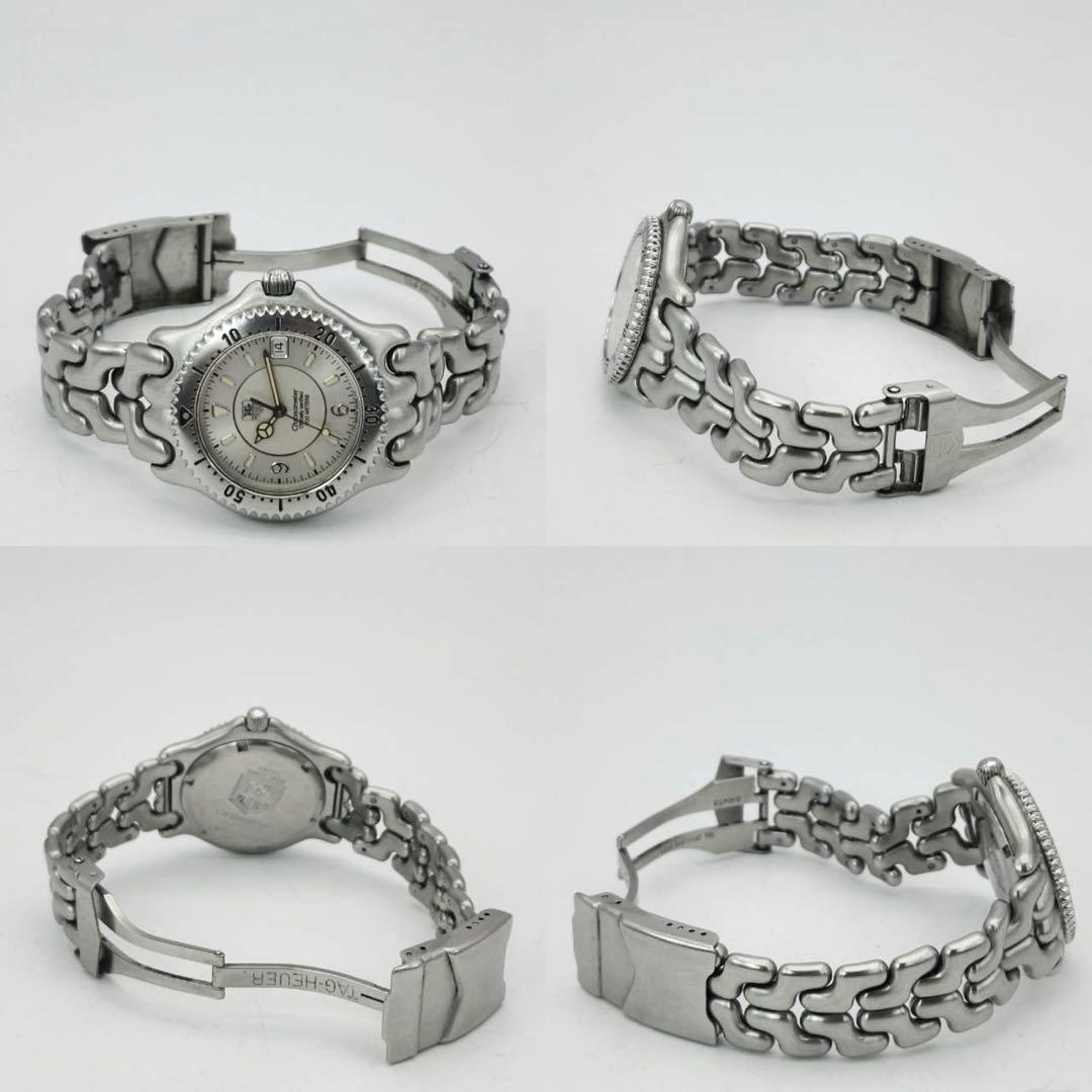 美品 タグホイヤー　クロノメーター WG5112 シルバー 自動巻き　メンズ