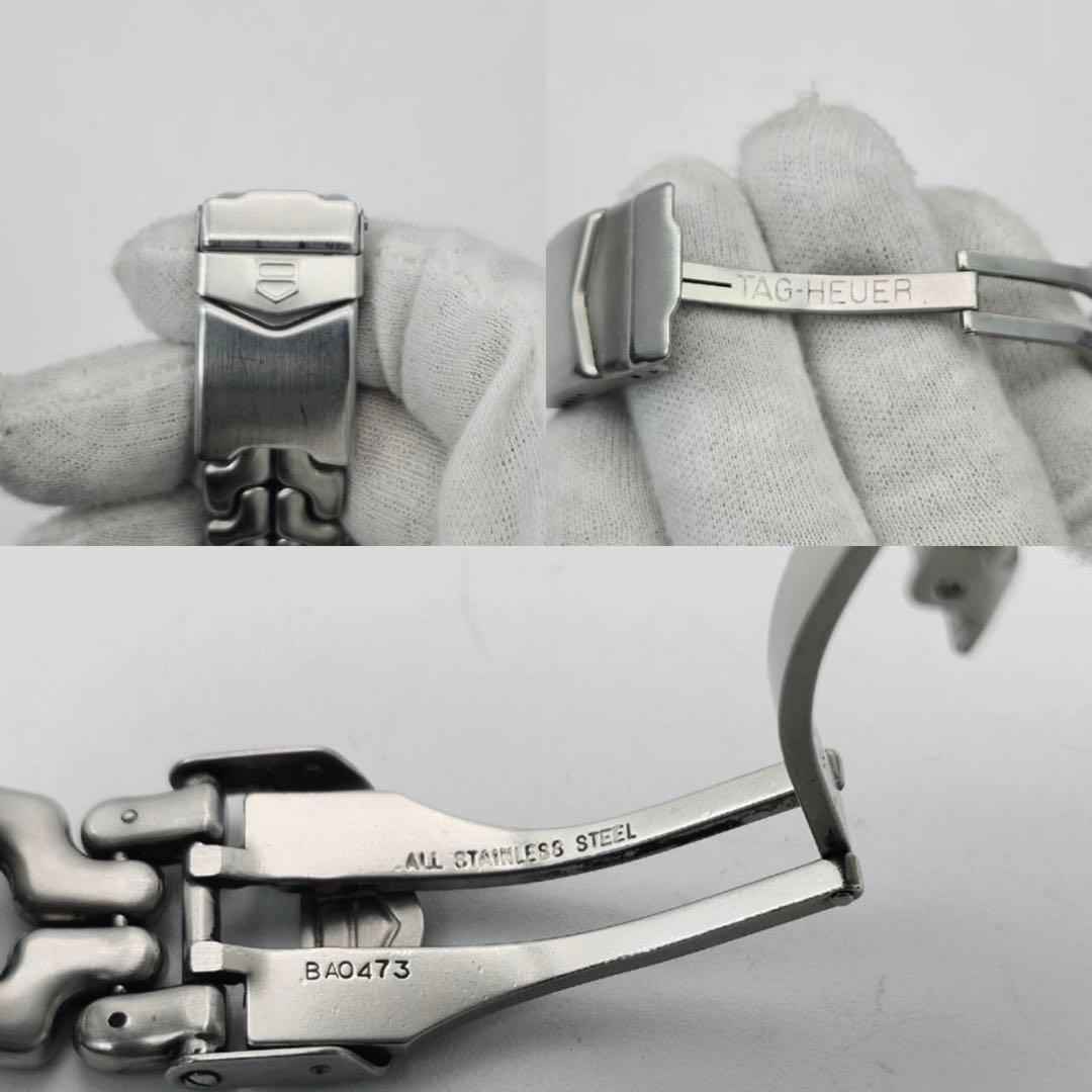 美品 タグホイヤー　クロノメーター WG5112 シルバー 自動巻き　メンズ