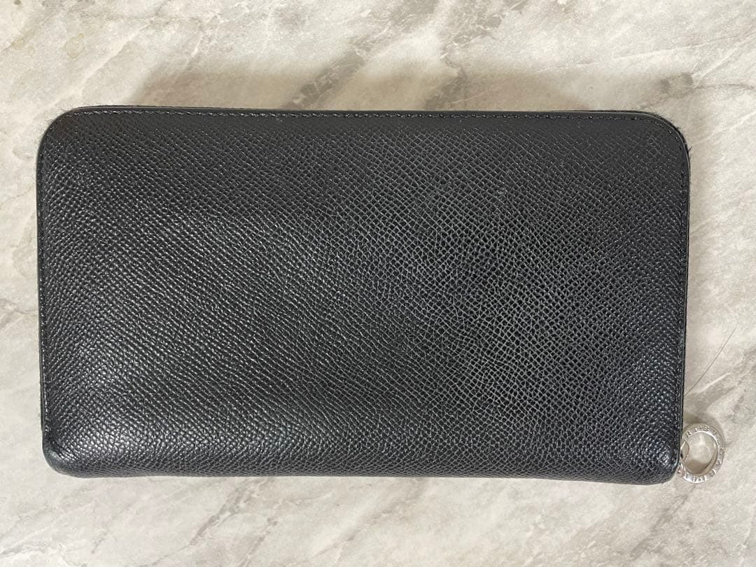 早い者勝ちBVLGARI ブラックレザー 長財布