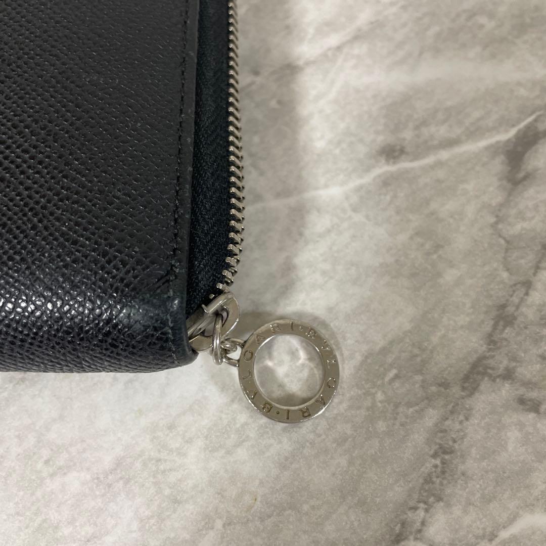 早い者勝ちBVLGARI ブラックレザー 長財布