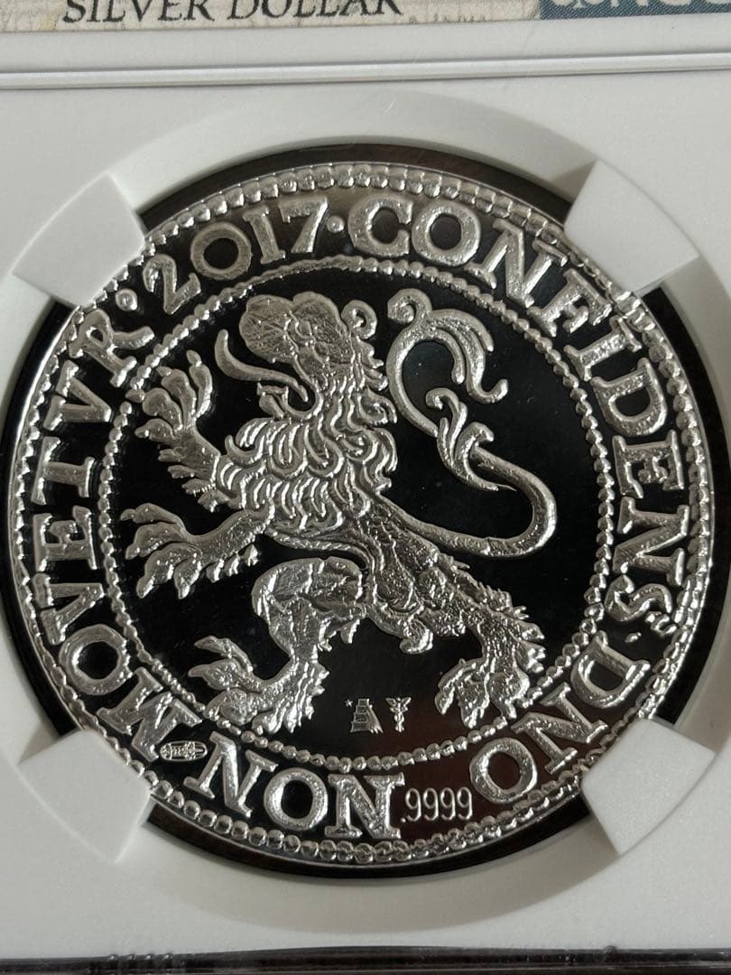 2017年 ライオンドル 銀貨 1オンス PF70UC ファーストリリース