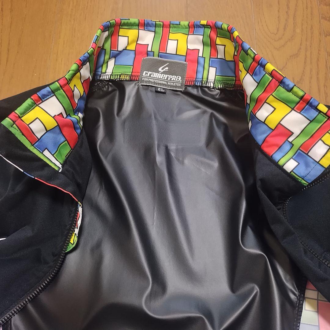 美品 cramerpro クレーマージャパン サウナスーツ上下セット 黒 2L