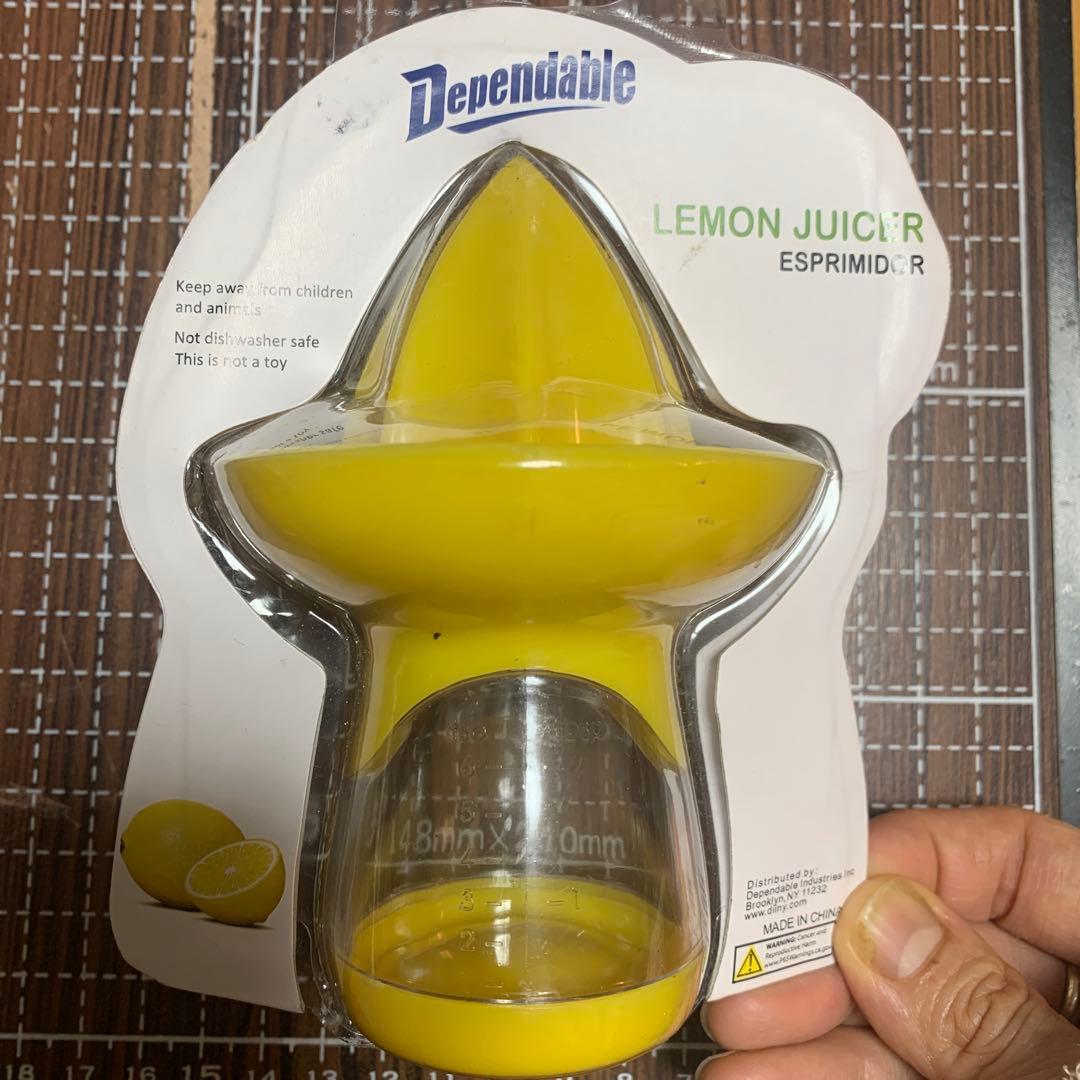 Dependable レモン絞り器 イエロー
