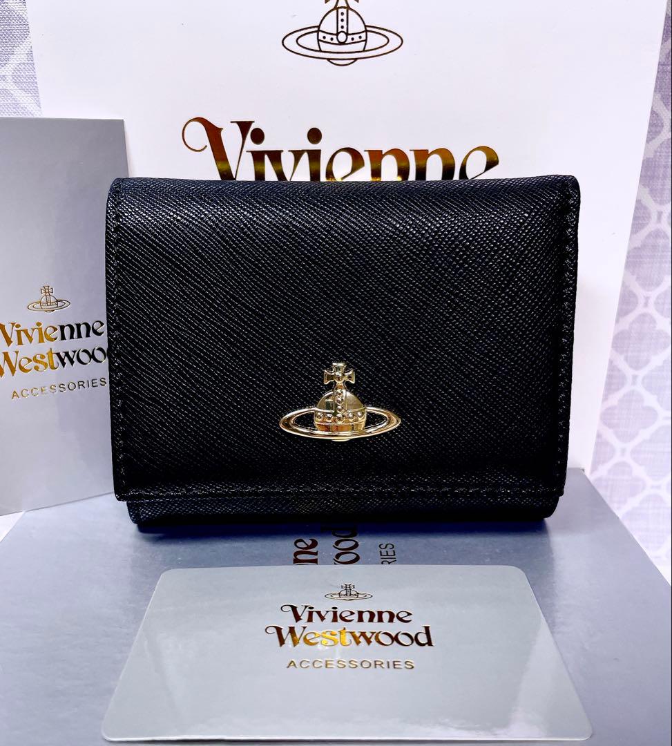 【大人気♡ショッパー付】新品 ヴィヴィアン・ウエストウッド　三折財布