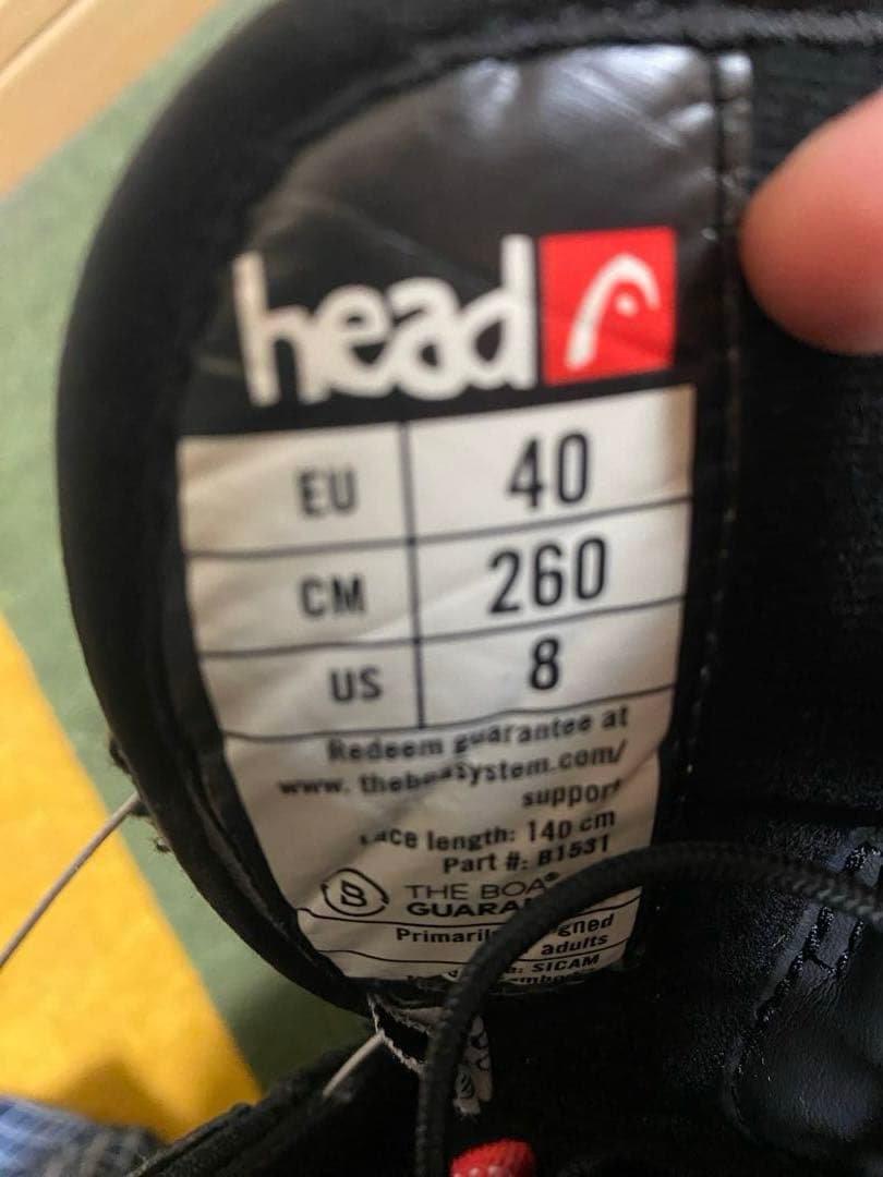 head スノーボードブーツ ブラック BOAシステム 26cm