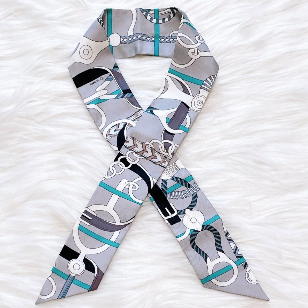 エルメス　Panoplie Equestre 乗馬の装具一式 シルク ツイリー