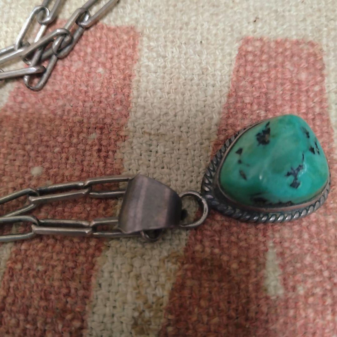 70s ヴィンテージ NAVAJO Ella Peter ターコイズ ネックレス