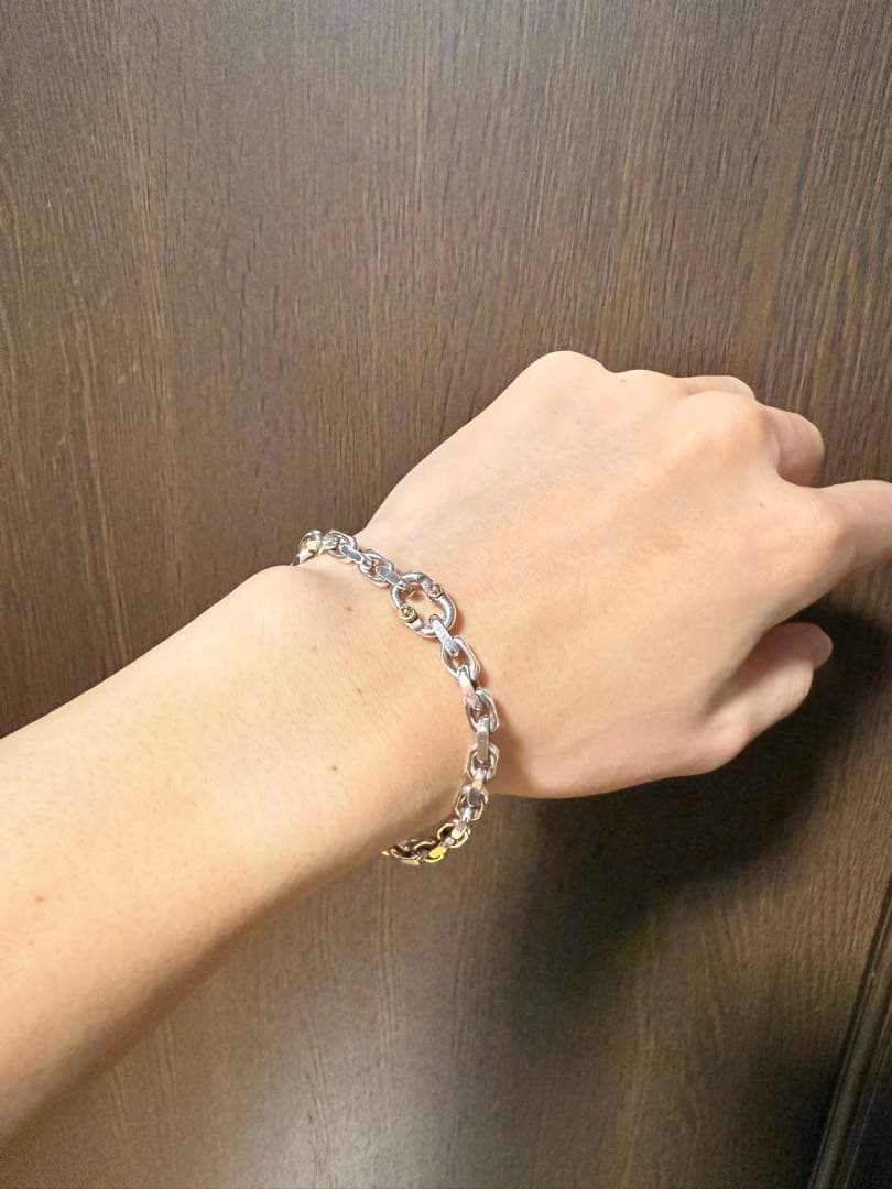 Tiffany メイカーズ ナロー チェーン ブレスレット シルバー