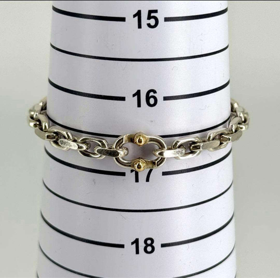 Tiffany メイカーズ ナロー チェーン ブレスレット シルバー