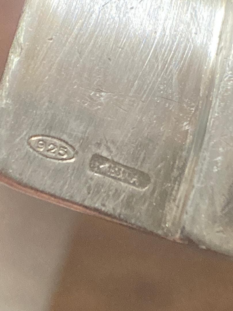 オールドグッチ ブレスレット バングル Gモチーフ スクエア モダニスト 925