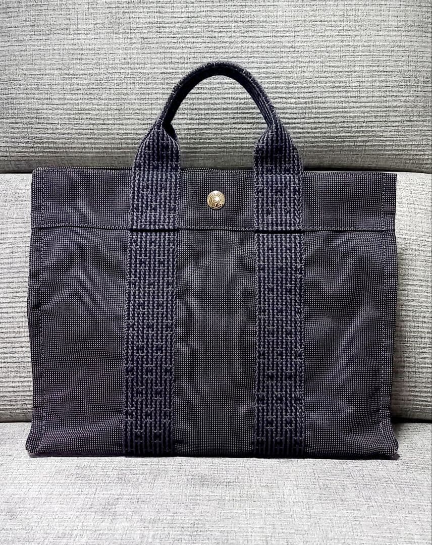 【美品】エルメス HERMES エールライン トートバックPM