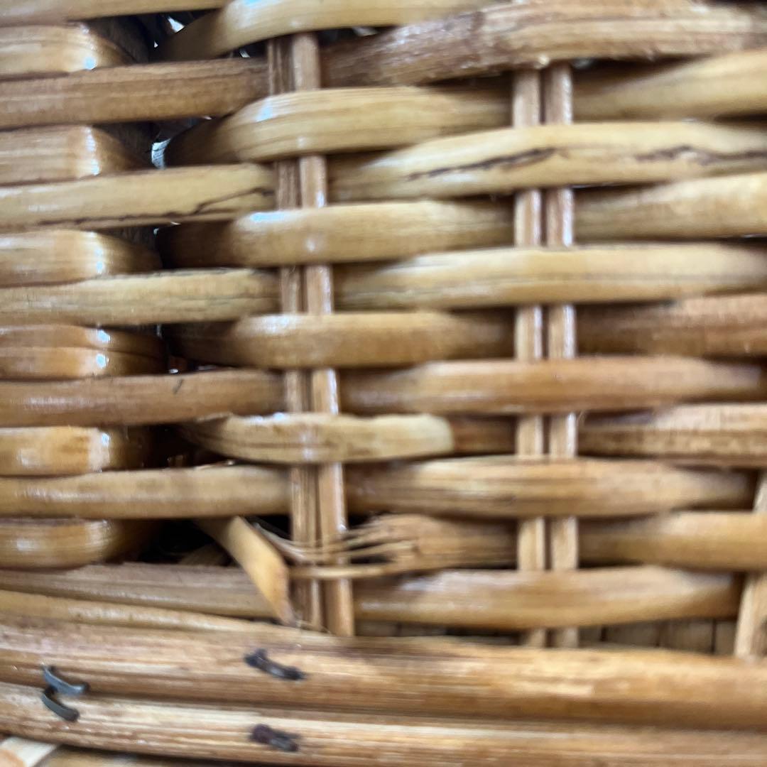 ラタン ５段 ラック 籐家具 引き出し 昭和レトロ