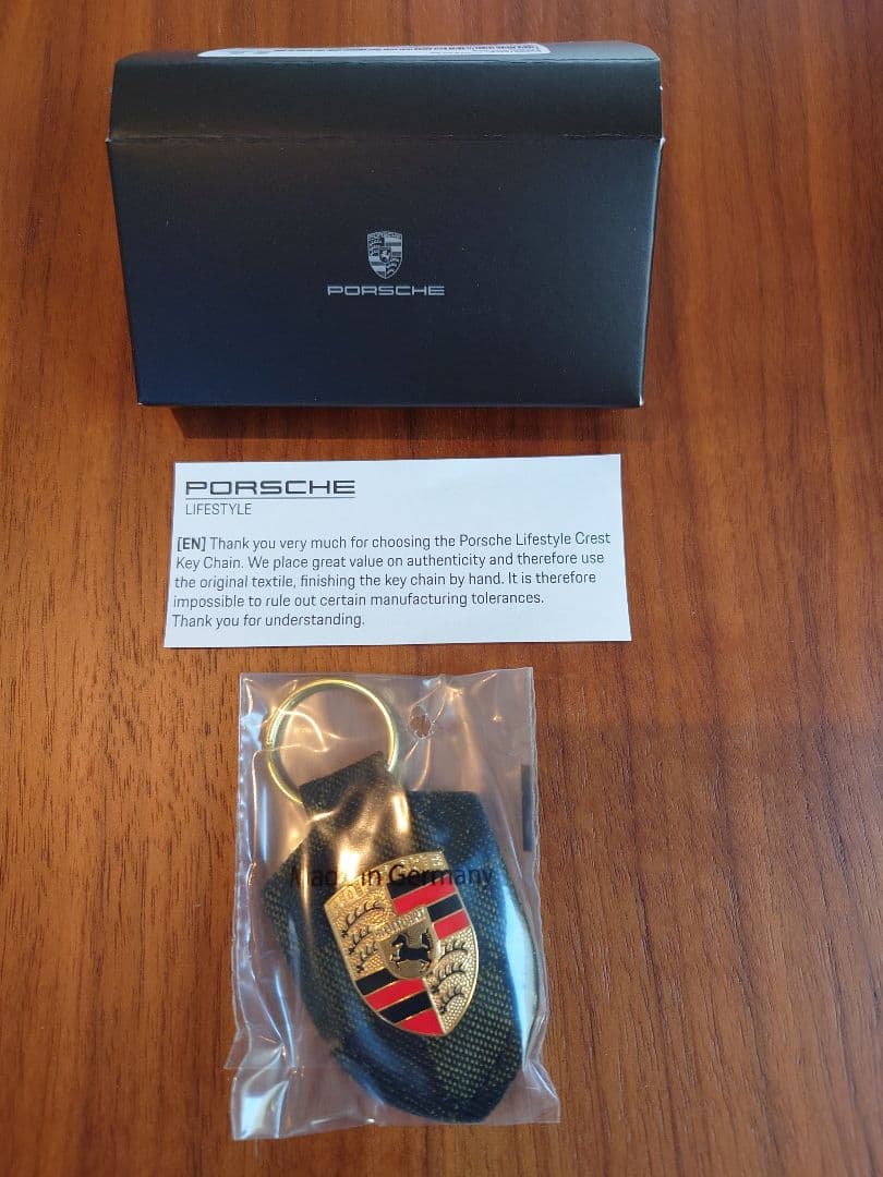 ポルシェ Porsche キーリング 限定 キーホルダー クレスト