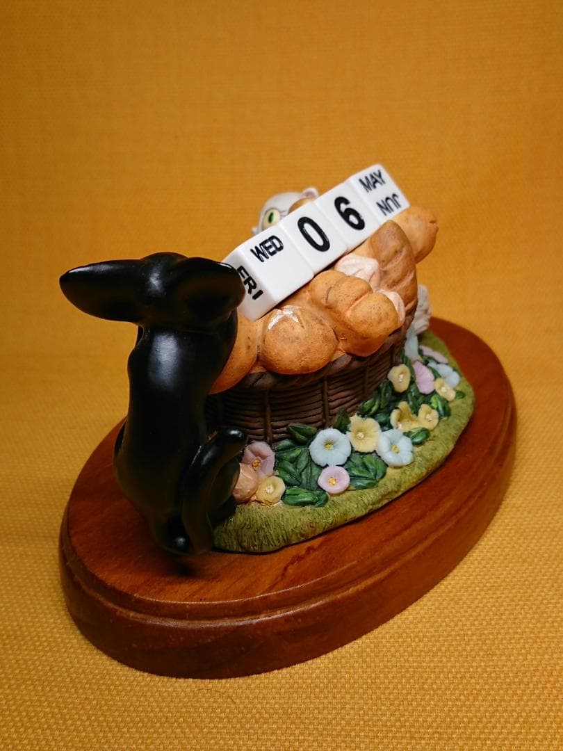 【美品】ジブリ　ジジ　リリー　置物　インテリア　工芸品　美術品　A1202