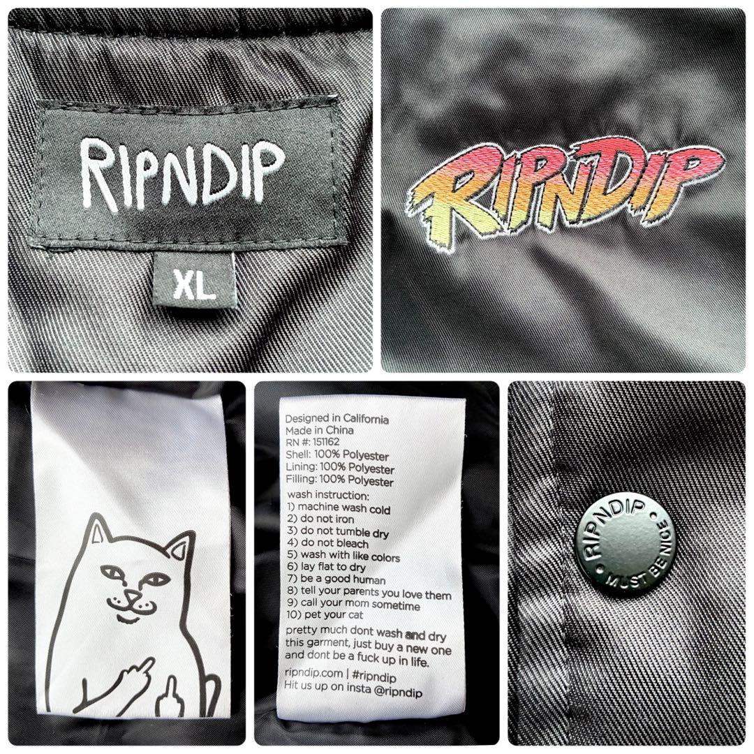 【極美品】RIPNDIP スカジャン ストリートファイター バックプリント XL