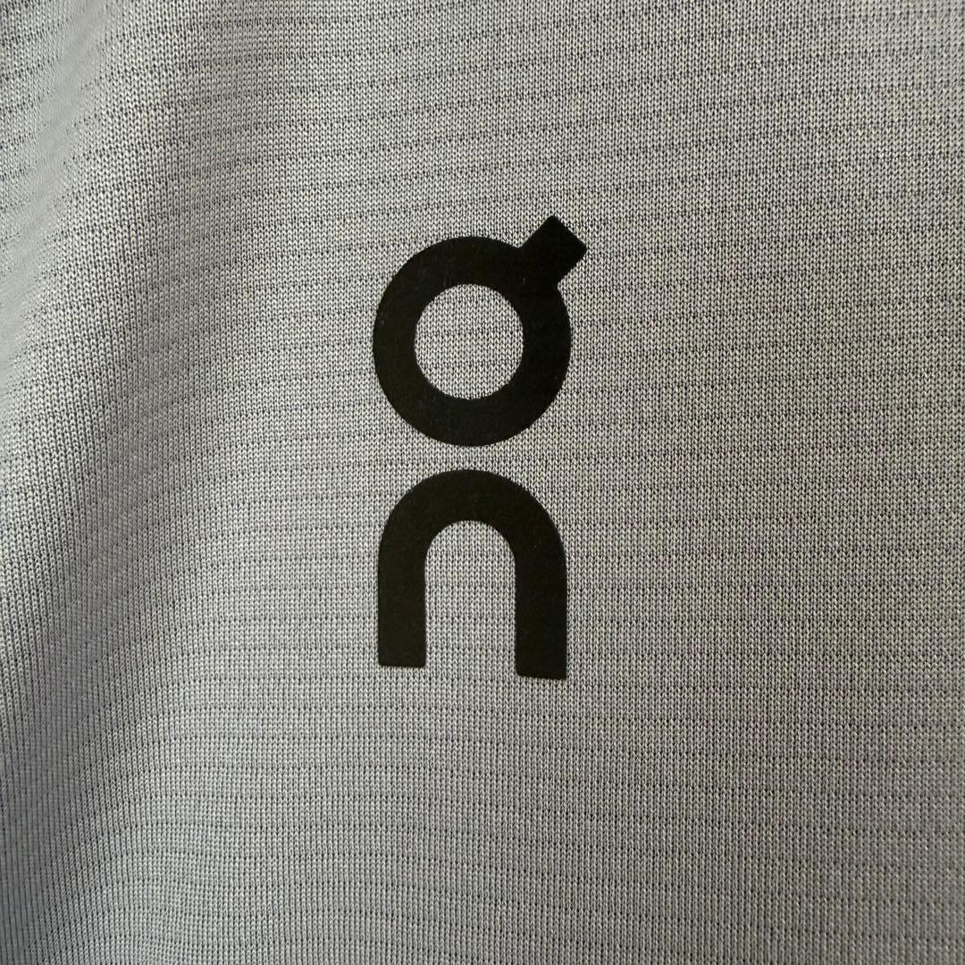 On Climate Zip Hoodie パーカー　陸上　ライトグレー　極美品