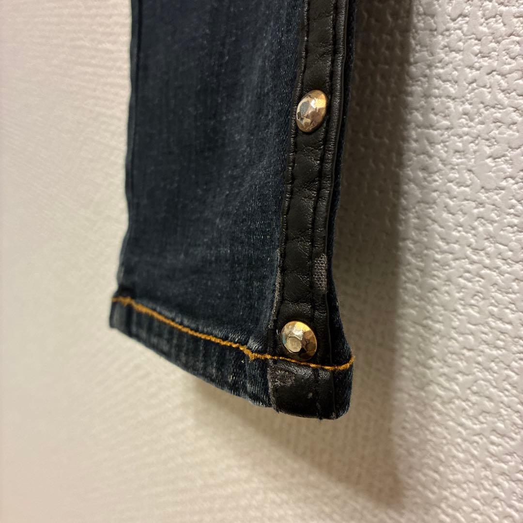 d.i.a. デニム スタッズ レザーライン