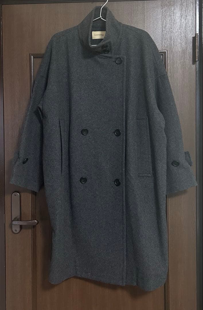 日曜値下げ！Curensologyカレンソロジーメルトンスタンドカラーコート