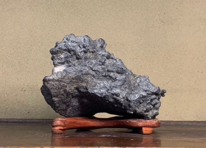 3766 揖斐川イボ石 5.88kg 水石 盆栽 盆石 置物 鑑賞石 観賞石