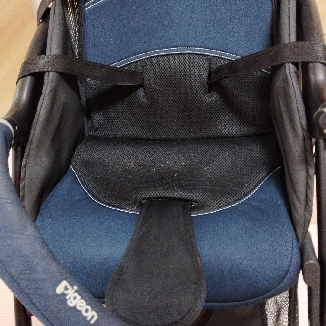 美品　ピジョン　B型ベビーカーBingle（ビングル） BB2　ネイビー