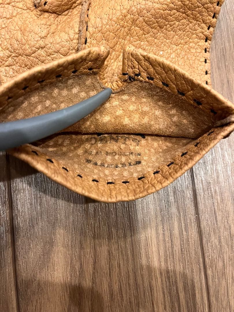 DENTS デンツ　ペッカリー　レザー 手袋 メンズ　値下げ