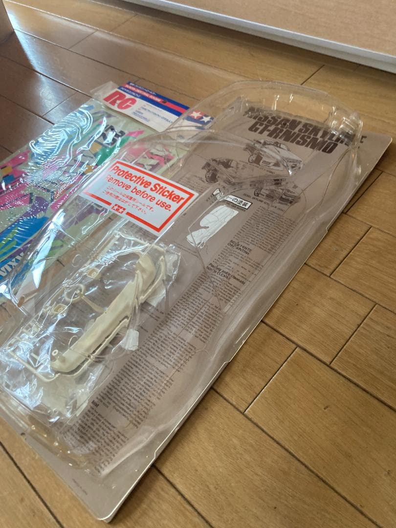 タミヤ TAISAN SKYLINE スペアボディ 当時物 AXIA デカール付