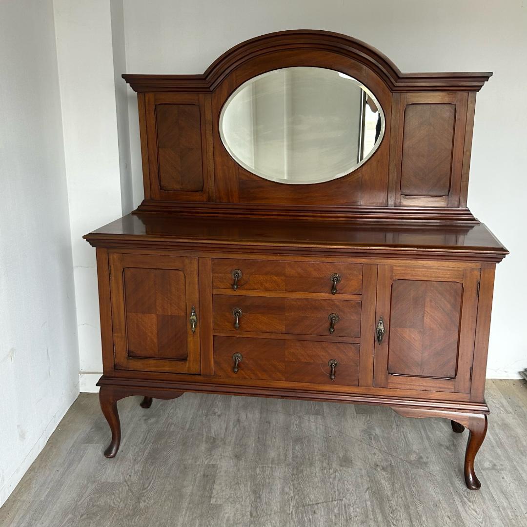 イギリス アンティーク 家具 ミラーバックサイドボード 1930年頃 610A