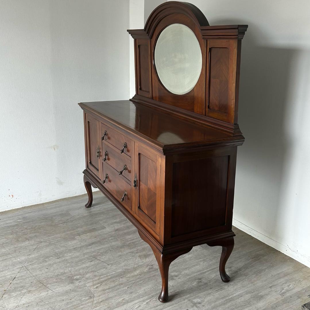 イギリス アンティーク 家具 ミラーバックサイドボード 1930年頃 610A