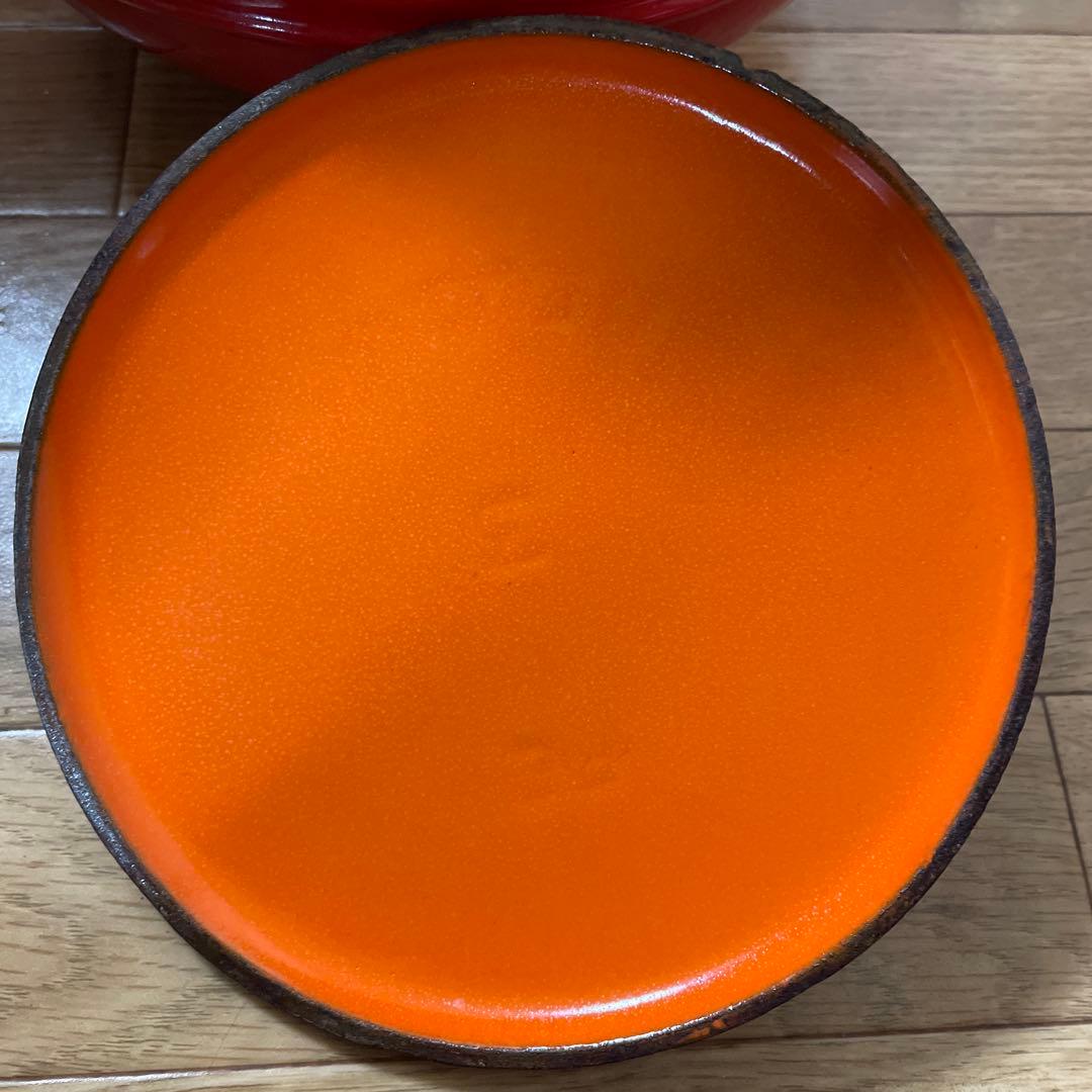 ヴィンテージ　DESCOWARE BELGIUM Flame Bean Pot