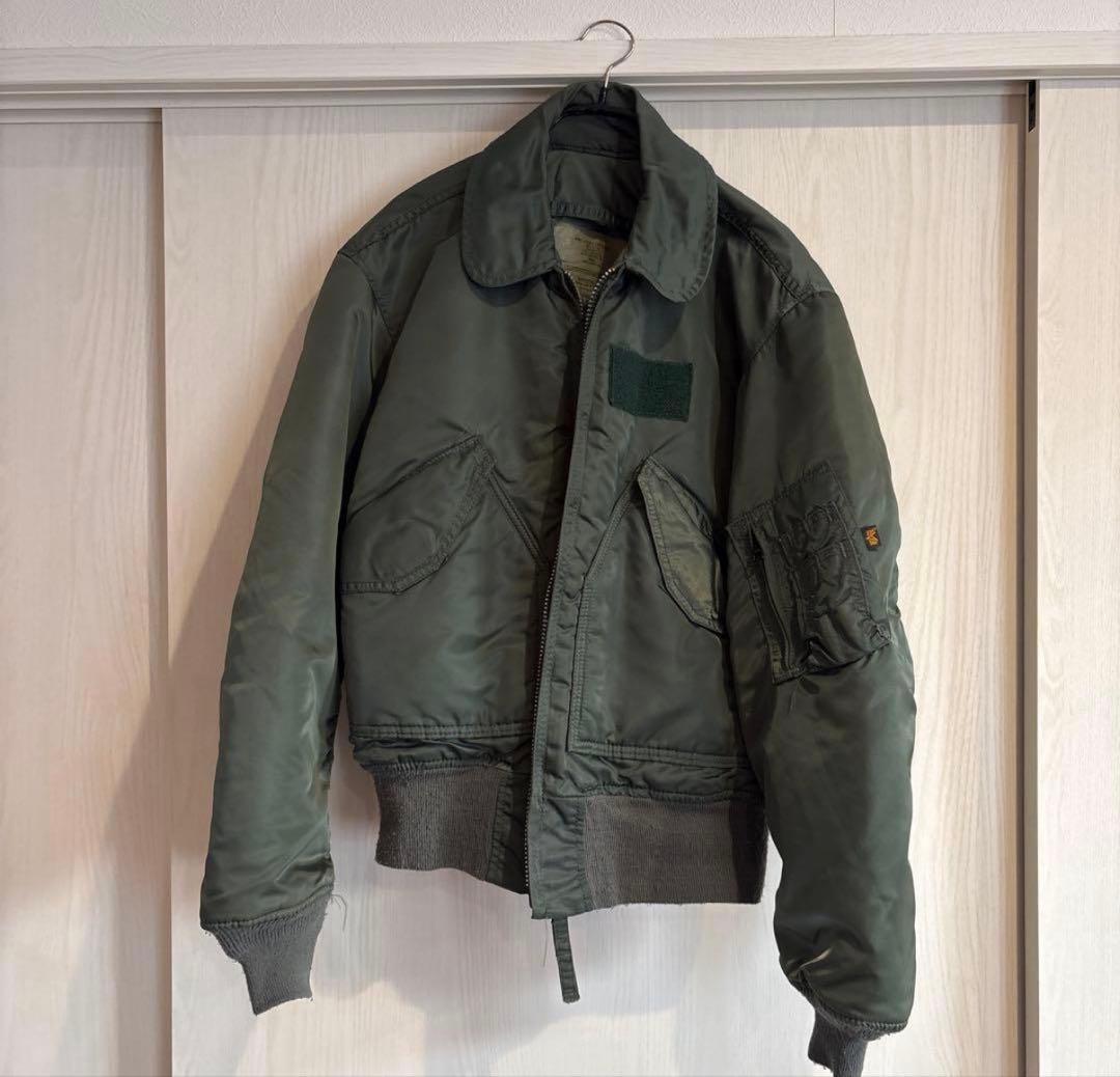 ALPHA INDUSTRIES CWU-45/Pフライトジャケット Sサイズ