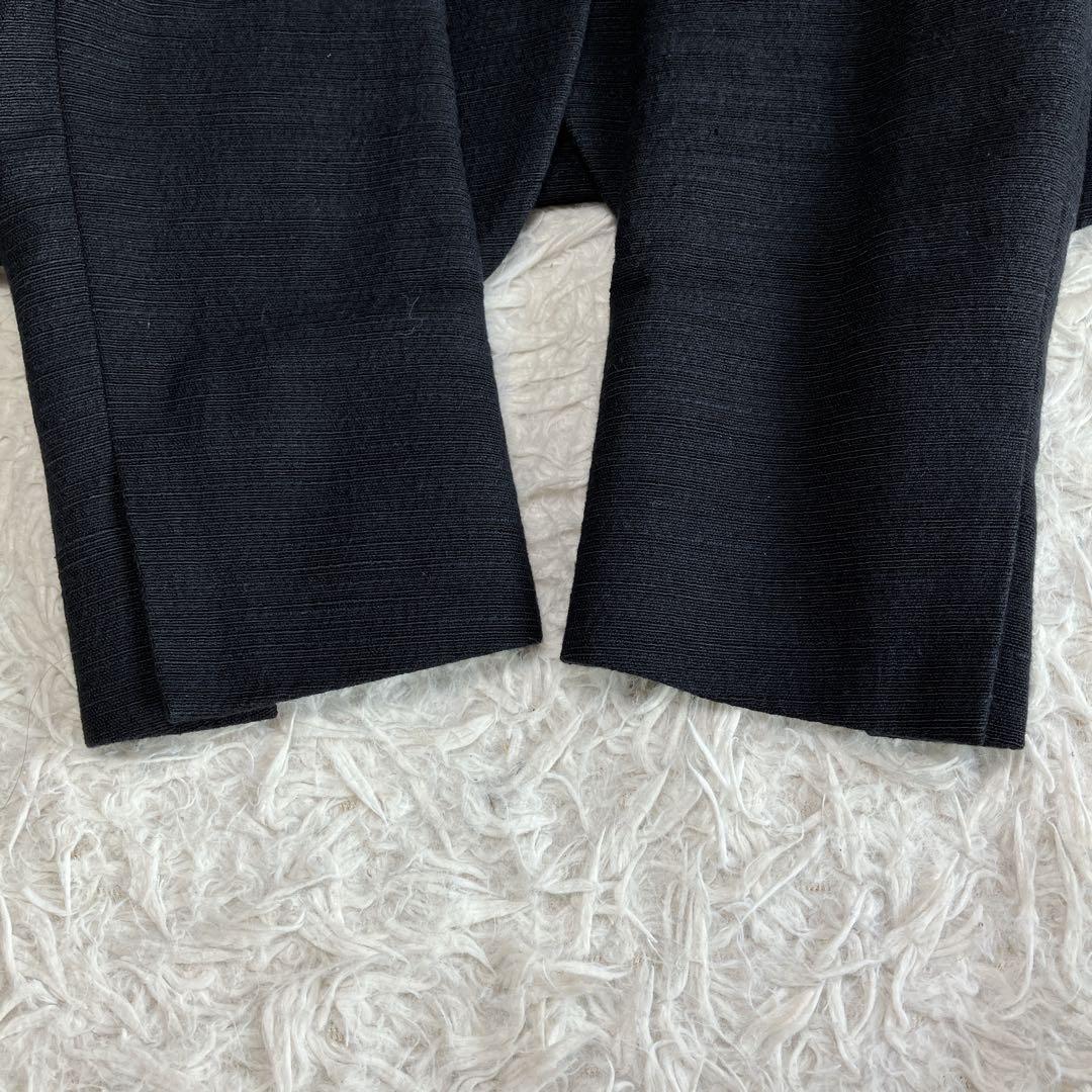 美品 UNITED ARROWS ノーカラージャケット パンツスーツ スラブ36