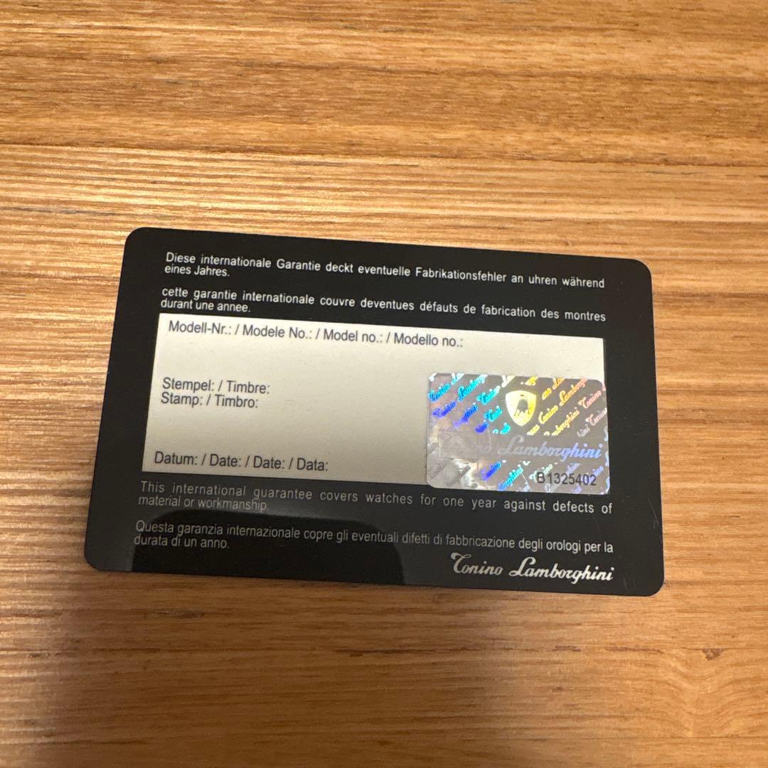 トニーノ・ランボルギーニ 腕時計　クロノグラフ