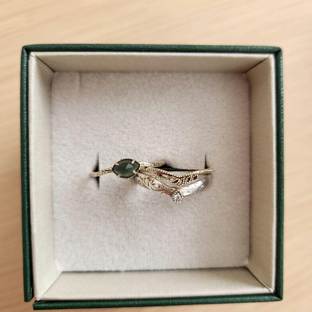 agete　ウィンターコレクション3本　リングセット