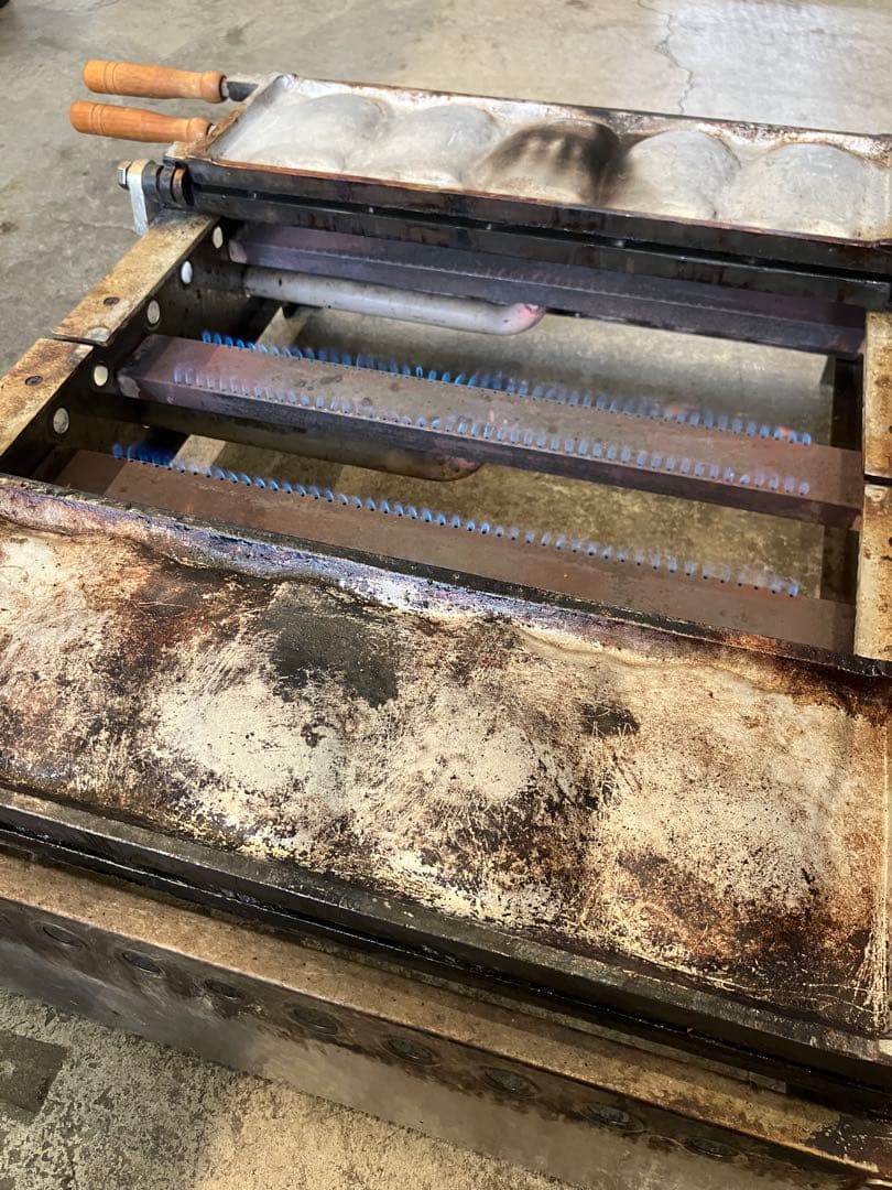 LPガス たい焼き器 5匹×2連 鯛焼き器/厨房機器/業務用