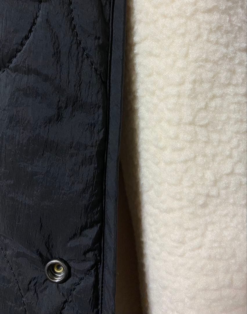 美品カポックノット KAPOK KNOT リバーシブルボアキルティングコートM