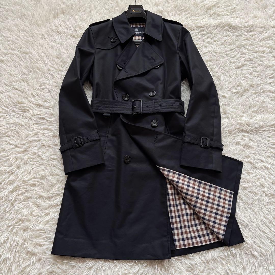 未使用級 Aquascutum Princegate トレンチコート メンズM